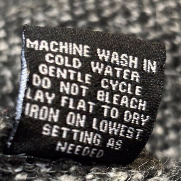 CYRUS Windowpane Plaid Open Front Cardigan L Sweater Coat Stretch Comfy Coatigan - Picture 7 of 7